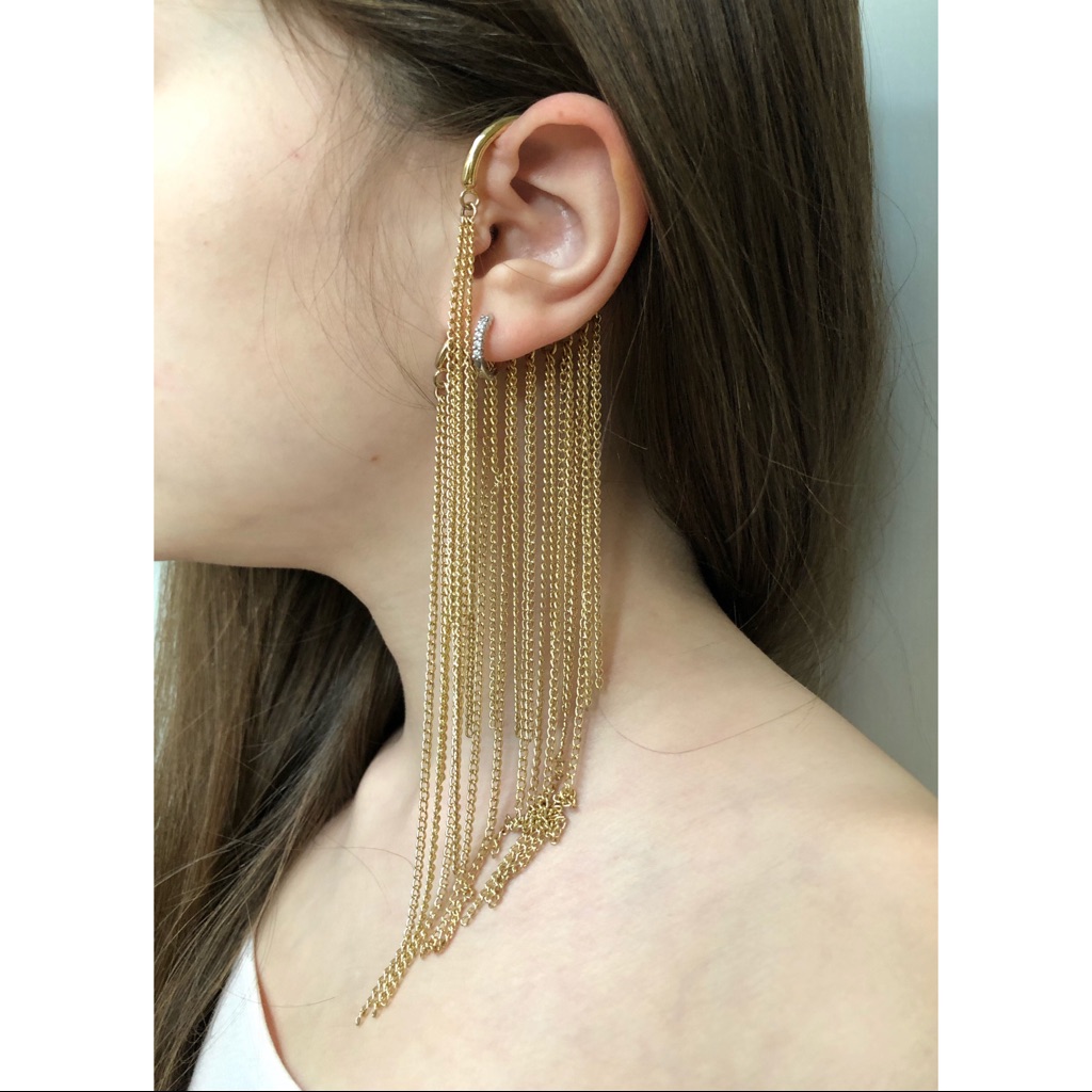 Bcbg Mono Chain Earring.